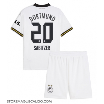 Borussia Dortmund Marcel Sabitzer #20 Maglia Gara Terza Repliche 2024-25 Bambino Maniche Corte